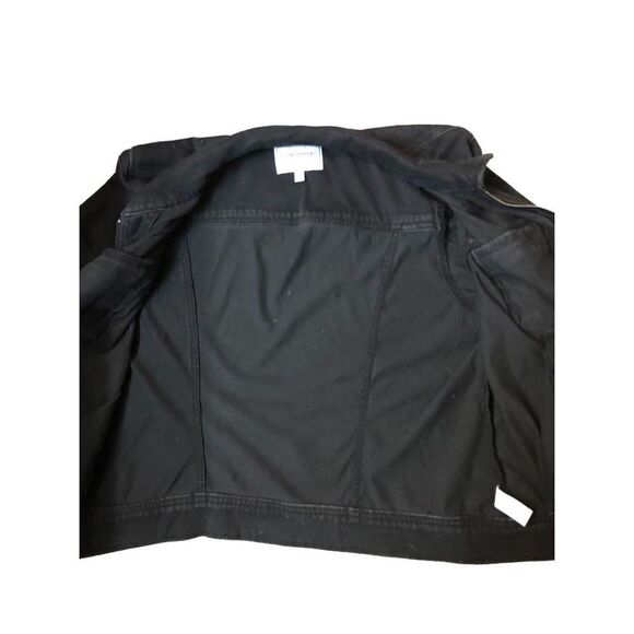 Chambrai black Athleisure zip front jacket - Picture 7 of 11